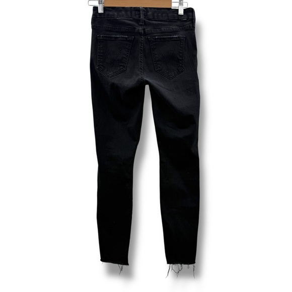 Mother Denim The Looker Ankle Fray Skinny Jeans in Guilty As Sin Sz 25 Gray Wash - Picture 6 of 16